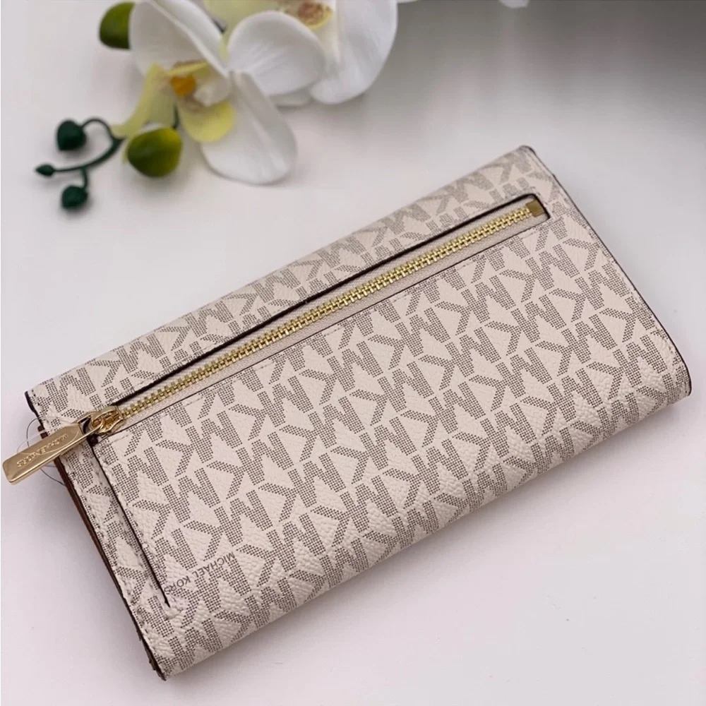 Michael Kors Trifold Wallet Vanilla